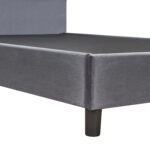 Κρεβάτι Ημίδιπλο ArteLibre JUNIPER Γκρι Ύφασμα 209x132x125cm (Στρώμα 120x200cm) - 1 τεμ. - Image 6