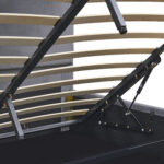 Κρεβάτι Υπέρδιπλο ArteLibre YUMA Γκρι Ύφασμα 214x1170x10cm (Στρώμα 160x200cm) - 1 τεμ. - Image 6