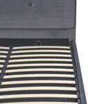 Κρεβάτι Υπέρδιπλο ArteLibre YUMA Γκρι Ύφασμα 214x1170x10cm (Στρώμα 160x200cm) - 1 τεμ. - Image 9