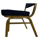Καρέκλα Catering ArteLibre AUREVIA Μπλε/Χρυσό Ύφασμα/Μέταλλο 57x40x93cm - 1 τεμ. - Image 5