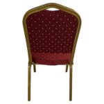 Καρέκλα Catering ArteLibre AUREVIA Κόκκινο/Χρυσό Ύφασμα/Μέταλλο 57x40x93cm - 1 τεμ. - Image 4