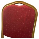 Καρέκλα Catering ArteLibre AUREVIA Κόκκινο/Χρυσό Ύφασμα/Μέταλλο 57x40x93cm - 1 τεμ. - Image 5