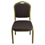Καρέκλα Catering ArteLibre AUREVIA Μπορντό/Χρυσό Ύφασμα/Μέταλλο 57x40x93cm - 1 τεμ. - Image 2