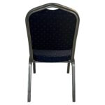 Καρέκλα Catering ArteLibre AUREVIA Μπλε/Ασημί Ύφασμα/Μέταλλο 57x40x93cm - 1 τεμ. - Image 4