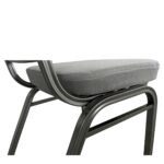 Καρέκλα Catering ArteLibre AUREVIA Γκρι/Ασημί Ύφασμα/Μέταλλο 57x40x93cm - 1 τεμ. - Image 6