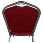 Καρέκλα Catering ArteLibre AUREVIA Κόκκινο/Ασημί Ύφασμα/Μέταλλο 57x40x93cm - 1 τεμ. - Image 5