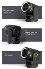 Αερόθερμο αυτοκινήτου - 12V - 1510413 - 150976 - Black - Image 3