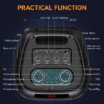 Φορητό ηχείο subwoofer με μικρόφωνο Karaoke - ZQS8280 - 160019 - Image 2