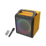 Φορητό ηχείο subwoofer με μικρόφωνο Karaoke - ZQS6155 - 160125 - Brown
