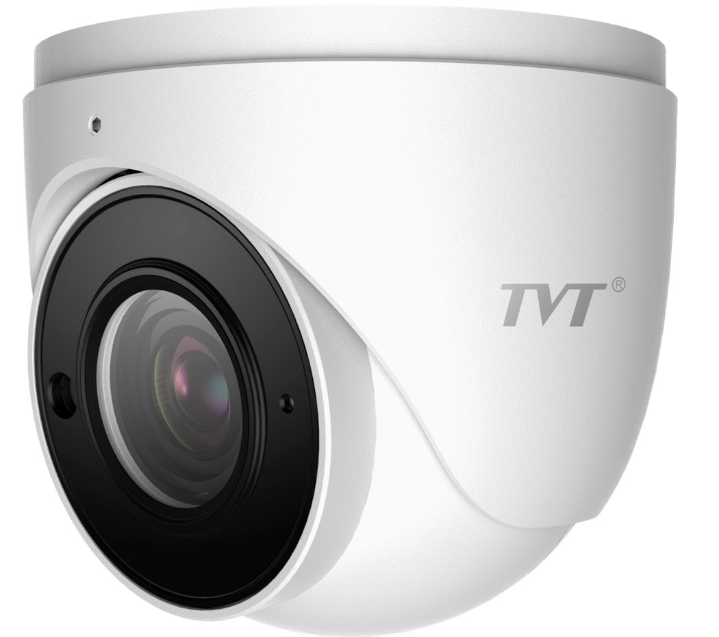 17072 TVT 9525 2MP IP CAMERA DOME, VARIFOCAL, 1080p, 2.8-12mm, POE, SD CARD, IP67, MIC - Image 1