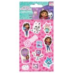 Αυτοκόλλητα σετ 5 Φύλλων Gabby's Dollhouse 12x8cm Gabbys Dollhouse 000574075 - 10 τεμ.