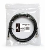 CABLEXPERT ΤΗΛΕΦΩΝΙΚΟ ΚΑΛΩΔΙΟ ΜΑΥΡΟ 2m - Image 2