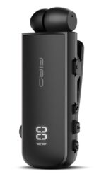 FIRO H16J BUSINESS BLUETOOTH RETRACTABLE EARPHONE ΜΕ ΟΘΟΝΗ, ΜΑΥΡΟ - Image 2