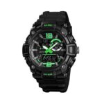 Ψηφιακό/αναλογικό ρολόι χειρός - Skmei - 1529 - Green