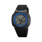 Ψηφιακό/αναλογικό ρολόι χειρός - Skmei - 2091 - Dark Blue/Black screen