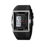 Ψηφιακό/αναλογικό ρολόι χειρός - Skmei - 2213 - Black/Silver/White