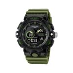 Ψηφιακό/αναλογικό ρολόι χειρός - Skmei - 2225 - Green
