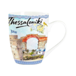 Σετ κεραμική κούπα Souvenir - 12pcs - Thessaloniki - 224134