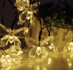 Ηλιακή γιρλάντα φωτισμού LED - Πεταλούδα - 5m+1m - 20D - 152837 - Warm White - Image 3