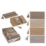 Πορτοφόλι Με Θήκη Με Φερμουάρ Δερματίνη 19x9.5cm Σε 4 Χρώματα - 1 τεμ.