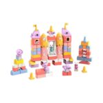 Σετ κατασκευών DIY με τουβλάκια - Rabbit Space Travel - 81pcs - JX6806 - 233045
