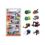 Σετ αυτοκινητάκια με Pull Back - 8pcs - 278-75 - 233158