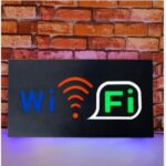 Φωτιζόμενη πινακίδα με led "WIFI" OEM