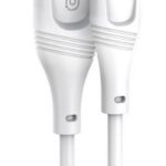 XO NB238 ZEUS ΚΑΛΩΔΙΟ ΦΟΡΤΙΣΗΣ ΣΙΛΙΚΟΝΗΣ TYPE-C, ΛΕΥΚΟ, 1Μ