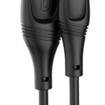 XO NB238 ZEUS ΚΑΛΩΔΙΟ ΦΟΡΤΙΣΗΣ ΣΙΛΙΚΟΝΗΣ LIGHTNING, ΜΑΥΡΟ, 3Μ