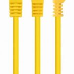 CABLEXPERT ΚΑΛΩΔΙΟ UTP CAT6 0.25m, ΚΙΤΡΙΝΟ