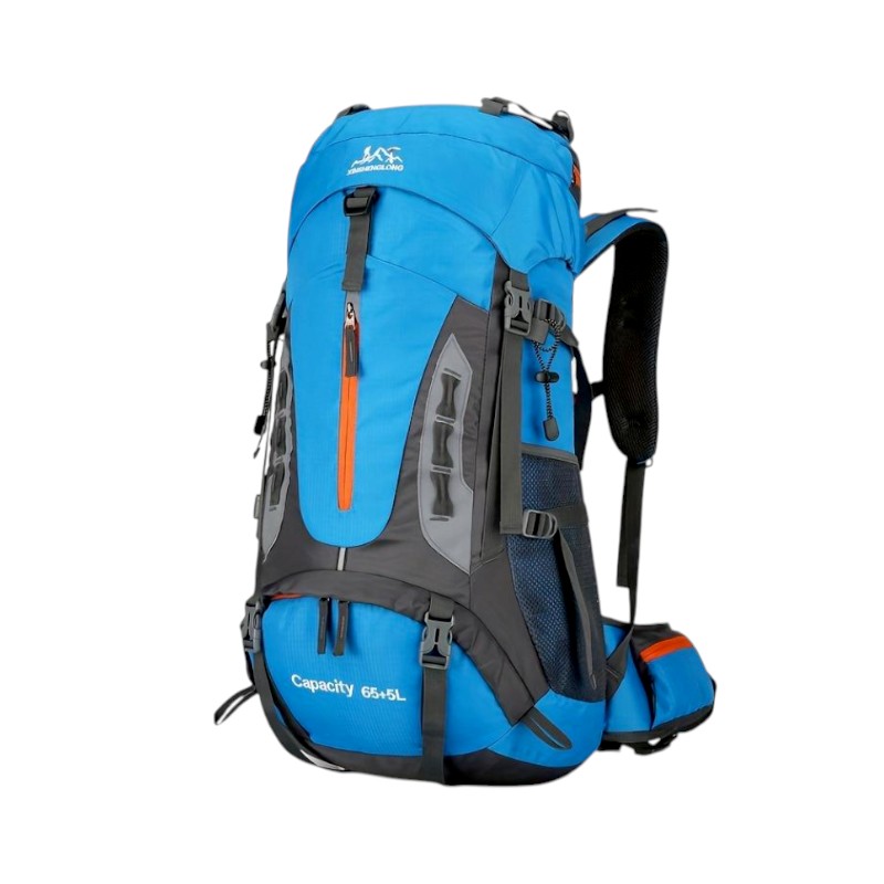 251586-2 Σακίδιο πλάτης ορειβατικό - H2207 - 65L+5L - 251586 - Light Blue - Image 1