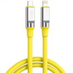 XO NB-Q252A PD 27W TYPE-C ΣΕ LIGHTNING ΚΑΛΩΔΙΟ ΦΟΡΤΙΣΗΣ ΣΙΛΙΚΟΝΗΣ, ΚΙΤΡΙΝΟ