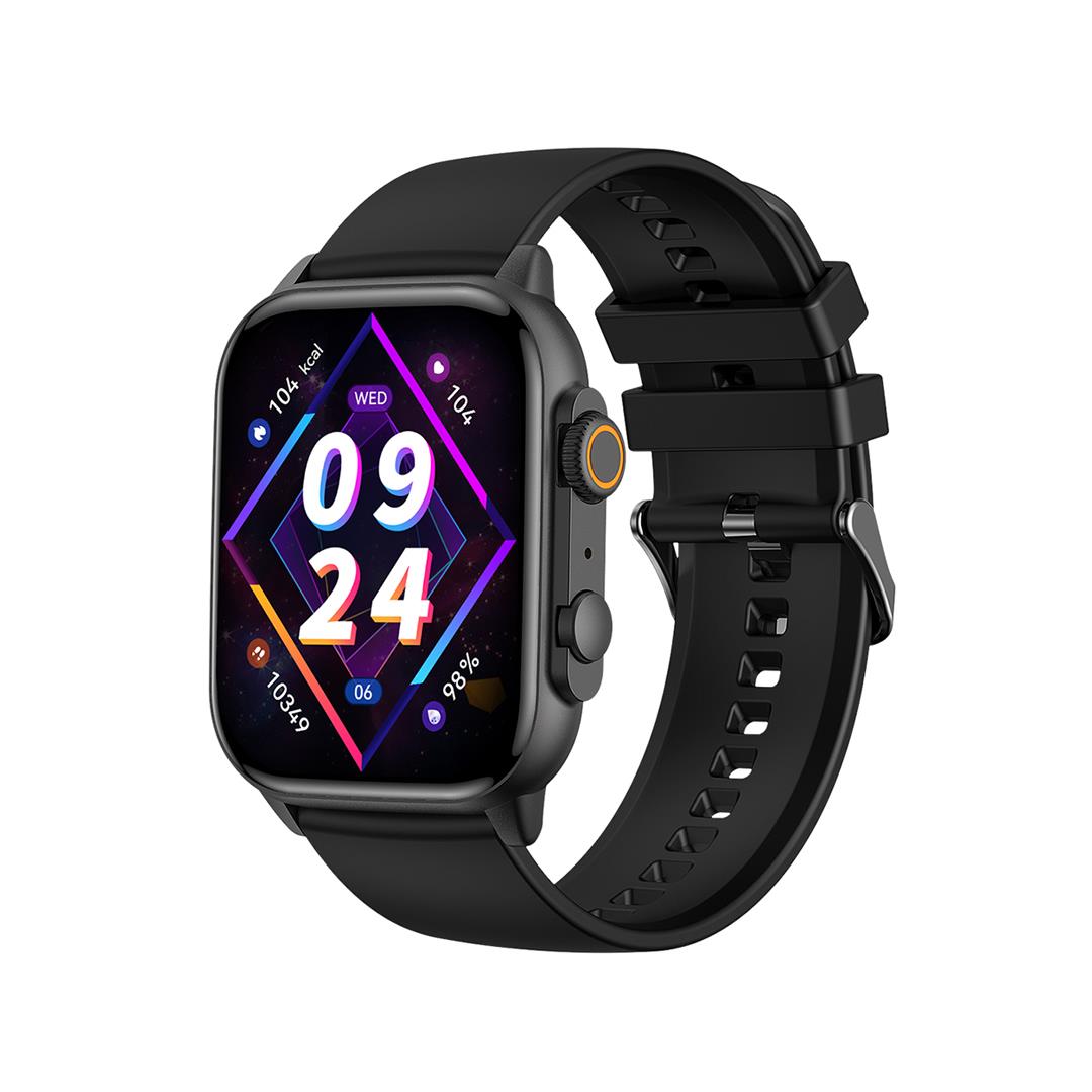 26518 XO J9 AMOLED SCREEN CHU BIRD MAGNETIC ABSORPTION SQUARE SMART WATCH, CALL VERSION, ΜΑΥΡΟ - Image 1
