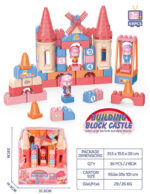 Σετ κατασκευών DIY με τουβλάκια - Block Castle - 68pcs - JX6747 - 233044 - Image 2