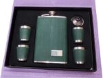 Σετ φλασκί ποτού με ποτήρια - JH-4 - 270799 - Green - Image 4