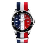 Αναλογικό ρολόι χειρός - Skmei - 9133 - Red/White/Blue