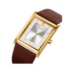 Αναλογικό ρολόι χειρός - Skmei - 9256 - Brown/Gold
