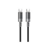 XO NB-Q282B ΚΑΛΩΔΙΟ ΣΙΛΙΚΟΝΗΣ TYPE-C ΣΕ TYPE-C 60W, ΜΑΥΡΟ