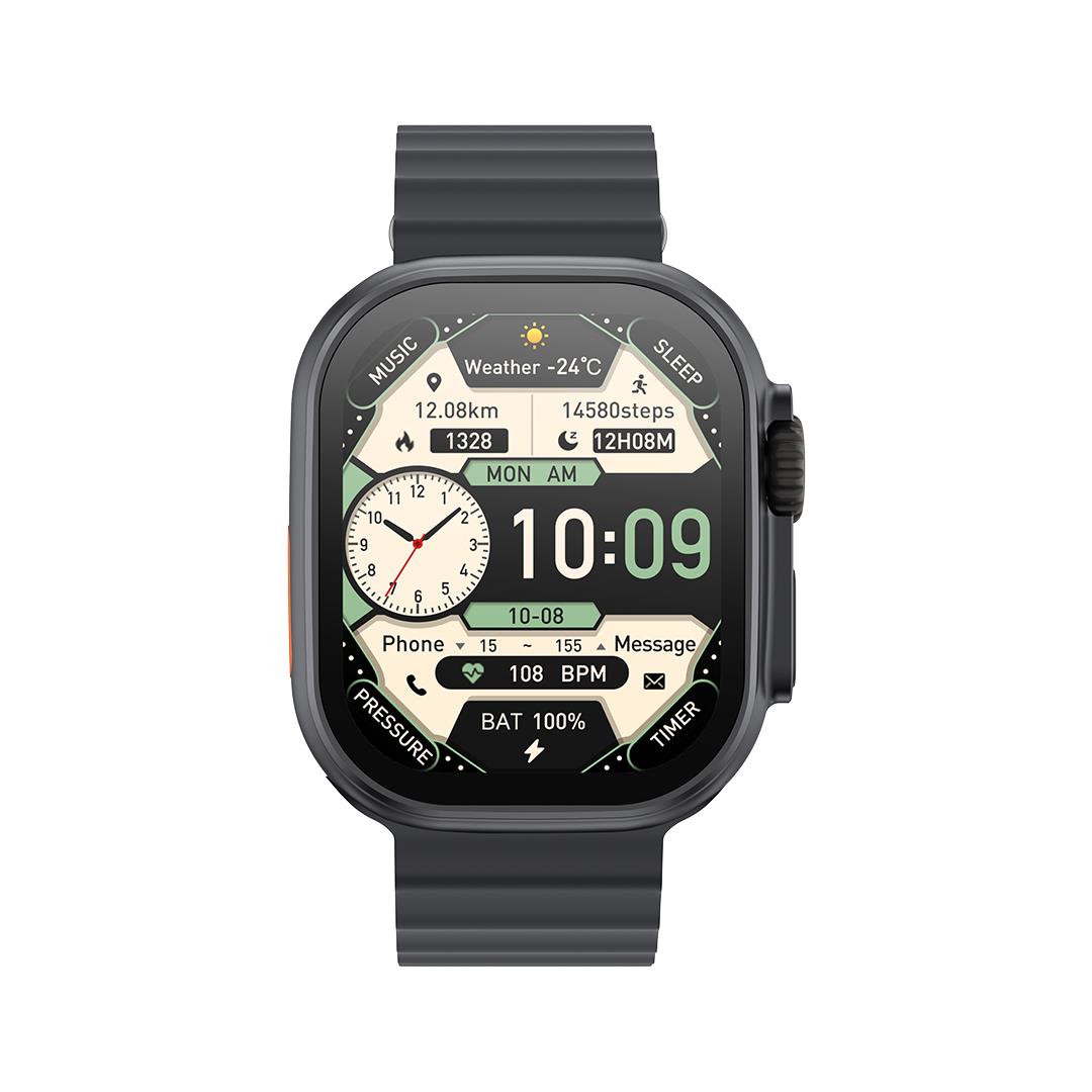 29615 XO M11ULTRA SMART WATCH, ΑΣΥΡΜΑΤΗ ΦΟΡΤΙΣΗ, ΚΛΗΣΗ, ΜΑΥΡΟ - Image 1