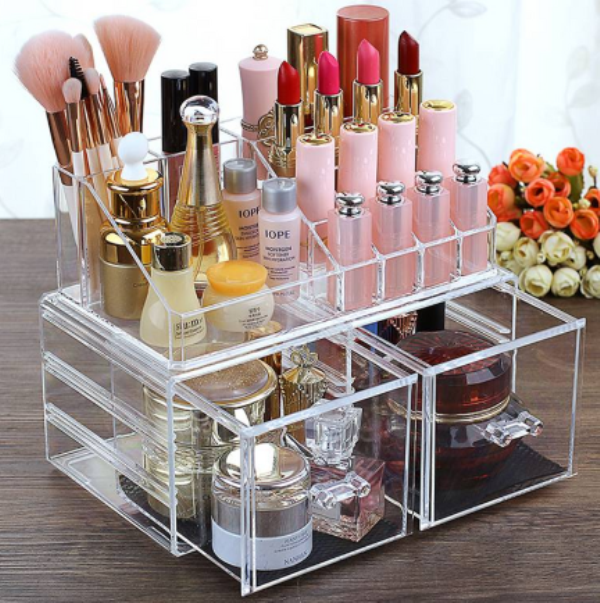 2_drawers_8104_9s1s-pk Οργανωτής καλλυντικών με 2 συρτάρια OEM - Image 1