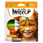 Βαφές Προσώπου 3τεμ Carioca Maskup (Πορτοκαλί-Πράσινο-Μαύρο)  Carioca 43490 - 1 τεμ.