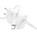 HOCO N70 NUEVO ΦΟΡΤΙΣΤΗΣ PD30W, 1 ΘΥΡΑ, LIGHTNING, ΛΕΥΚΟ