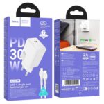 HOCO N70 NUEVO ΦΟΡΤΙΣΤΗΣ PD30W, 1 ΘΥΡΑ, LIGHTNING, ΛΕΥΚΟ - Image 2