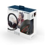 GEMBIRD HEADSET ΜΑΥΡΟ/ΚΟΚΚΙΝΟ MHS-003 - Image 2