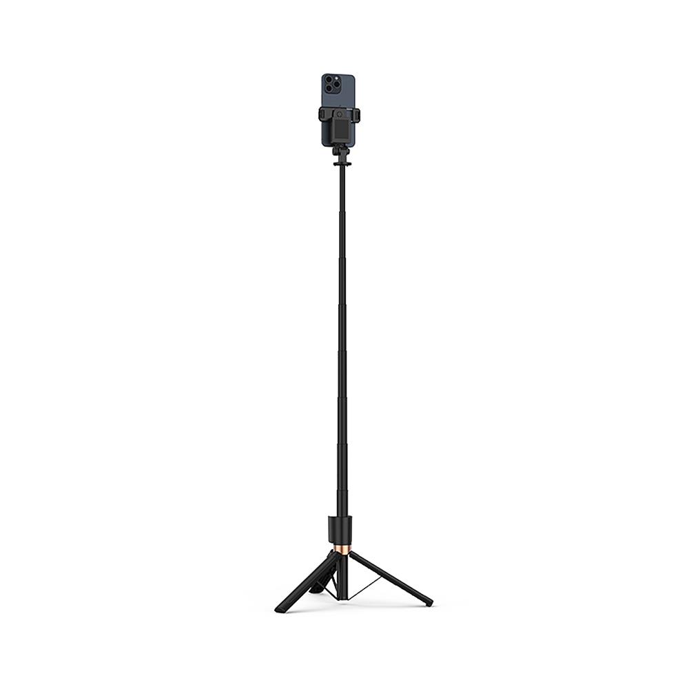 31429 XO SS23 SELFIE STICK, ΒΑΣΗ ΚΙΝΗΤΟΥ, ΜΕ ΦΩΤΙΣΜΟ, ΜΑΥΡΟ - Image 1