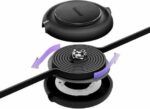 BASEUS BRIGHT MIRROR 2 SERIES, 3 ΣΕ 1, RETRACTABLE, TYPE-C + MICRO USB + LIGHTNING, 3.5A,  1.1M, ΜΑΥΡΟ - Image 2