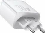 BASEUS COMPACT ΦΟΡΤΙΣΤΗΣ ΓΡΗΓΟΡΗΣ ΦΟΡΤΙΣΗΣ, 3 ΘΥΡΕΣ, 30W, ΛΕΥΚΟΣ - Image 2