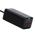 BASEUS GAN 3 PRO, 2 ΘΥΡΕΣ USB-A, 2 ΘΥΡΕΣ USB-C, 100W, ΜΑΥΡΟΣ - Image 2