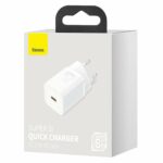 BASEUS SUPER SΙ, ΦΟΡΤΙΣΤΗΣ ΓΡΗΓΟΡΗΣ ΦΟΡΤΙΣΗΣ, 1 ΘΥΡΑ, 25W, ΛΕΥΚΟΣ - Image 3