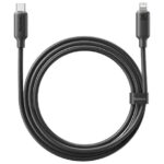 BASEUS FOAMED SILICONE, ΚΑΛΩΔΙΟ ΓΡΗΓΟΡΗΣ ΦΟΡΤΙΣΗΣ, TYPE-C ΣΕ LIGHTNING, 20W, 2M, ΜΑΥΡΟ